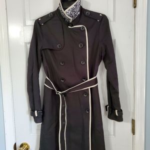 Charming Charlie Black Trench Coat
